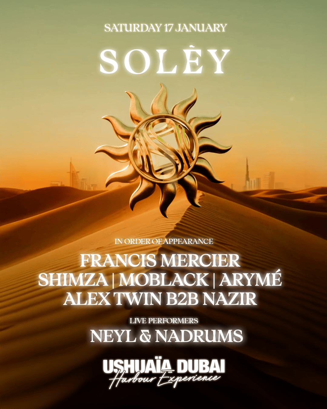 FRANCIS MERCIER PRESENTS SOLÈY